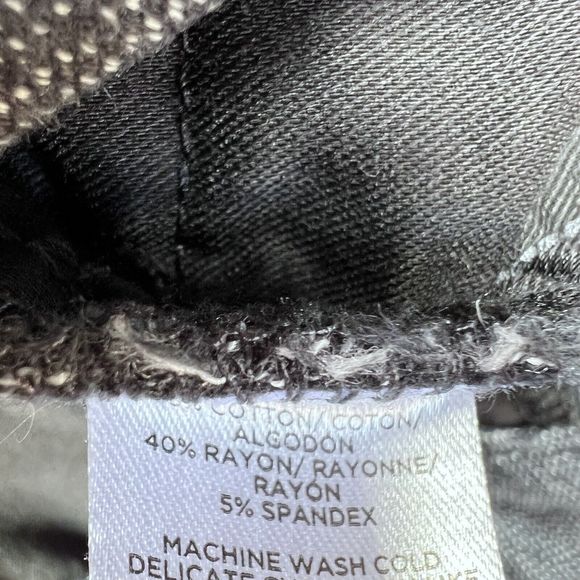 Ann Taylor Loft Pants Womens Size 10 Curvy Black/Gray The Skinny Pants 2743 - Picture 12 of 13